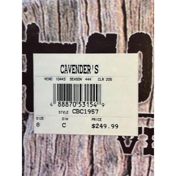 Corral Western Leather Boots Brown Black Overlay Size 8 - Picture 10 of 10